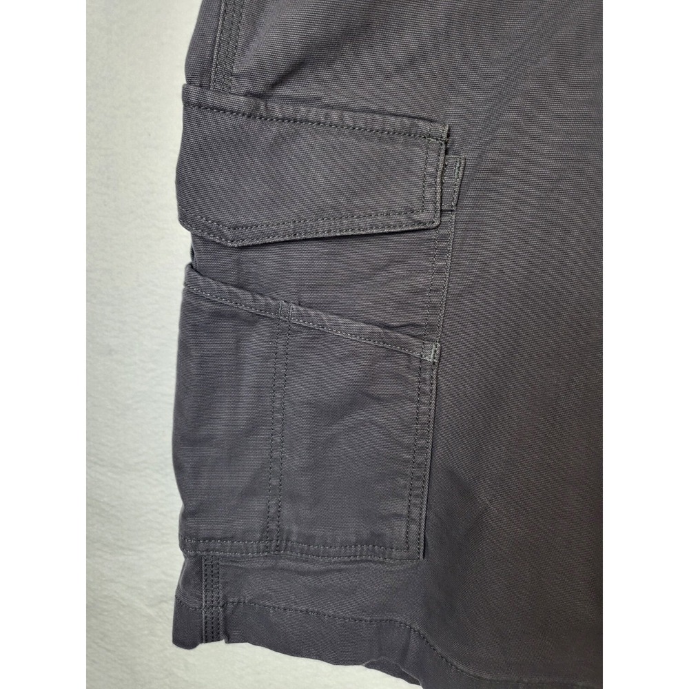 Size 50 Carhartt BS3542 Rugged Flex Relaxed Fit Canvas Cargo Work Short Gray Men - Picture 2 of 8